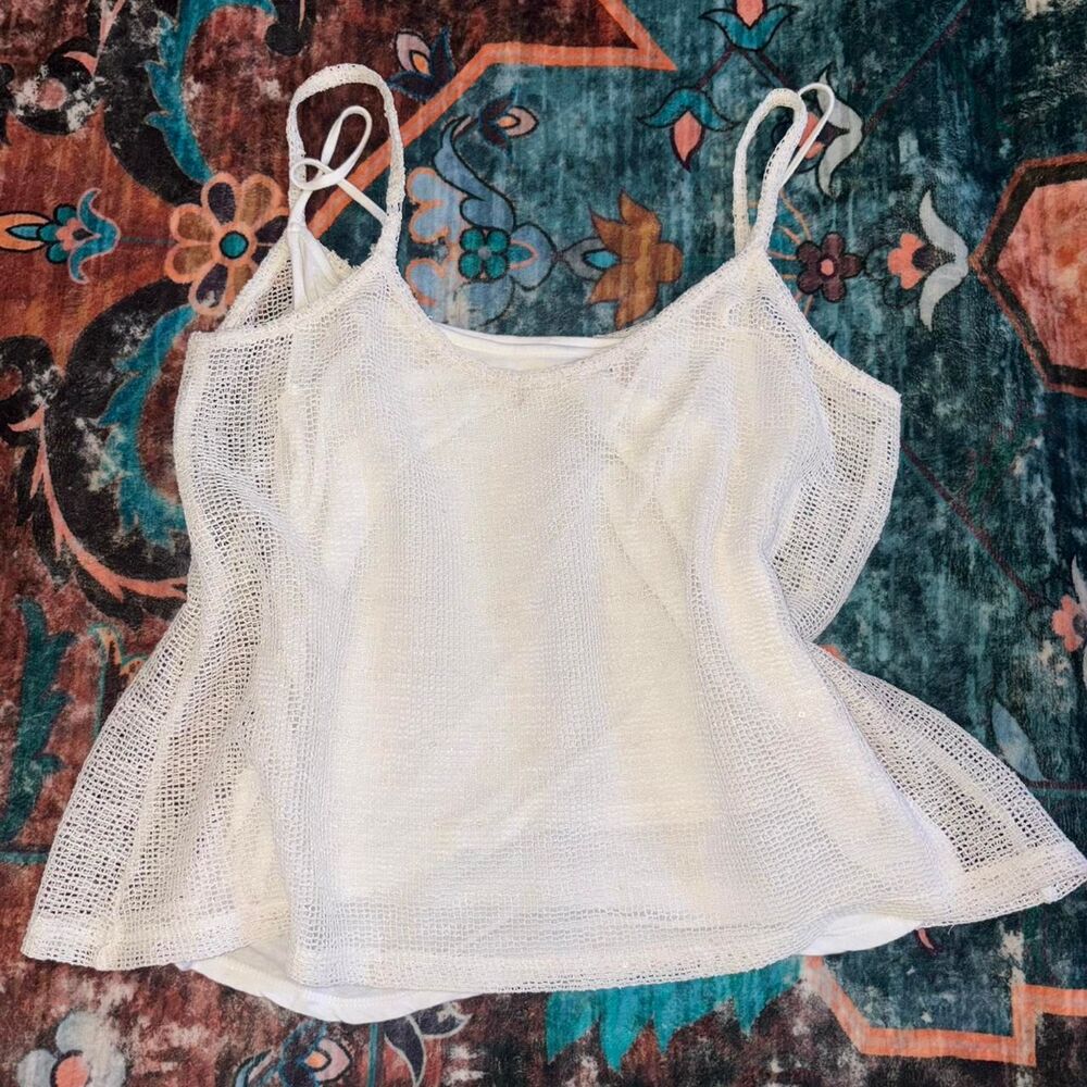 Other-stories Women's White and Cream Vest